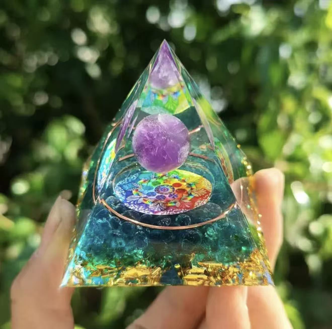 Spiritual Energy Crystal Pyramid