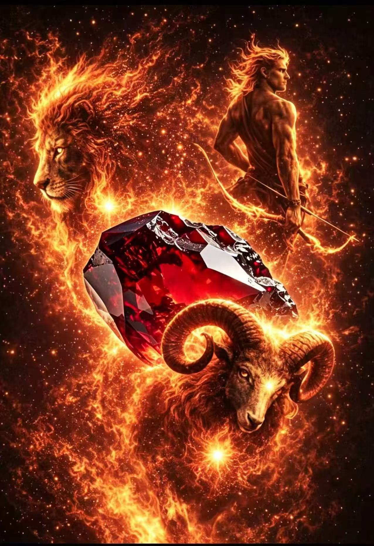 Fire Signs Crystals