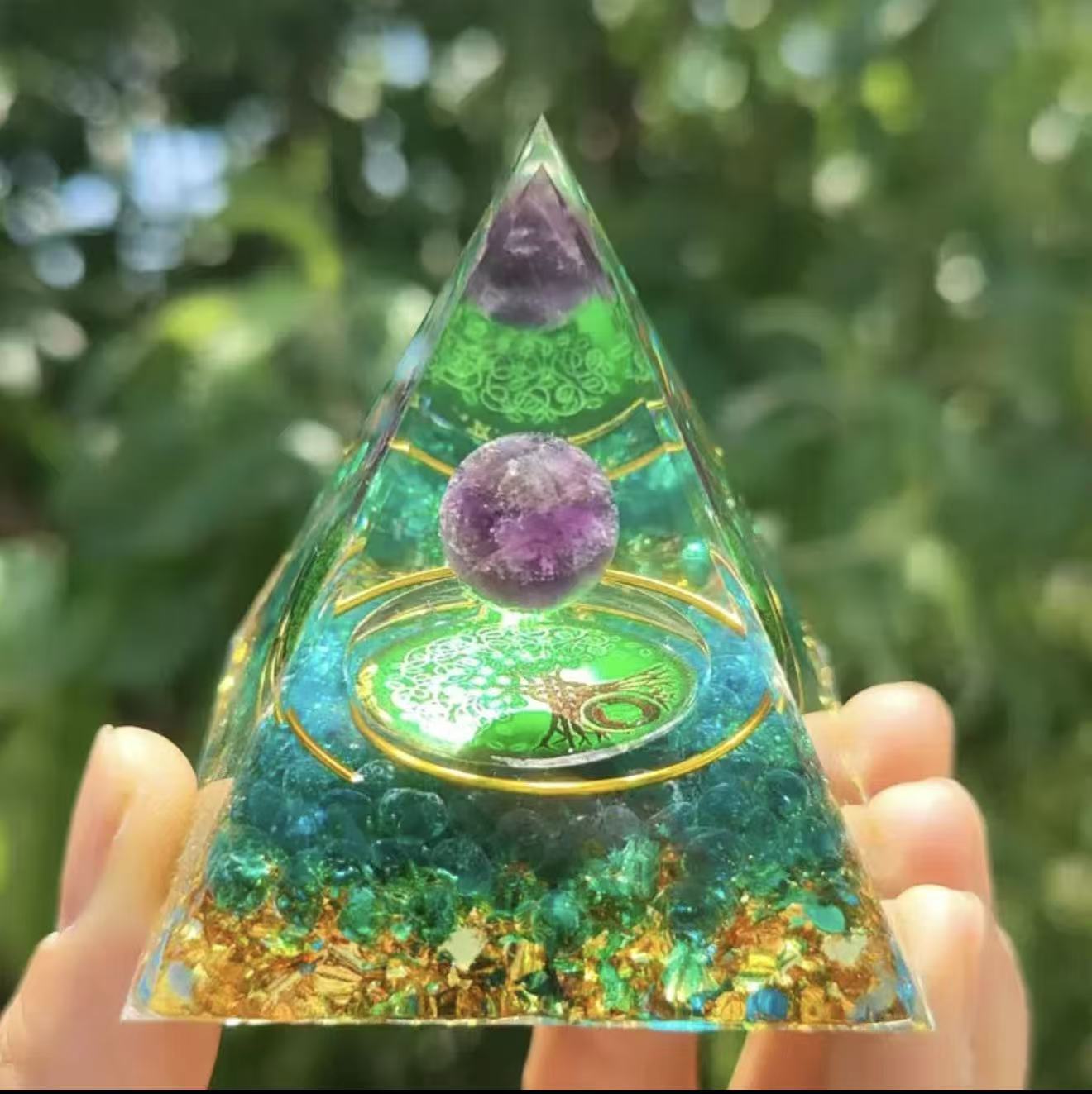 Spiritual Energy Crystal Pyramid