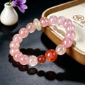 Madagascar Rose Quartz Bracelet | Love Attraction & Heart Chakra Healing 备选精简版