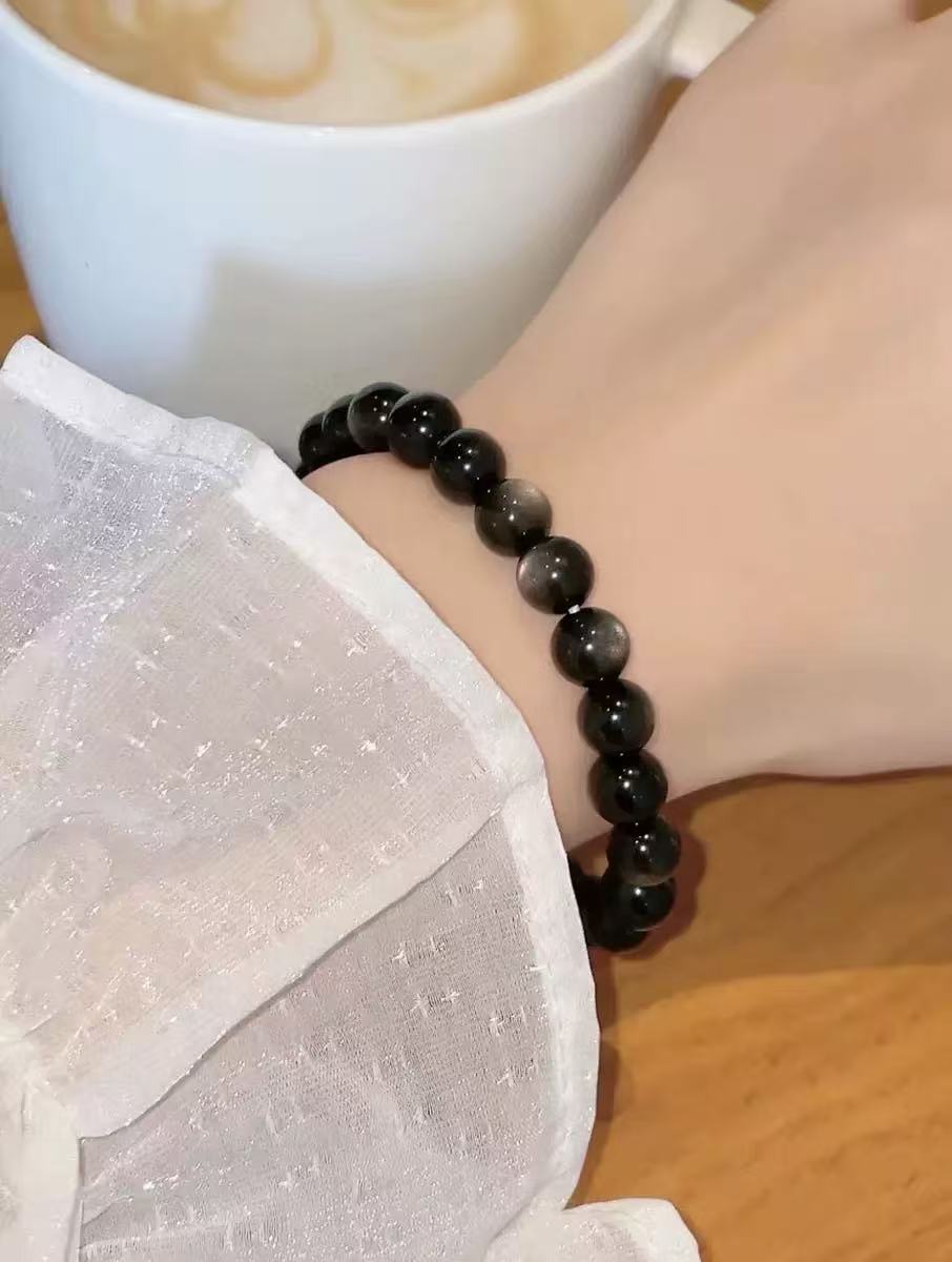 Natural Gold Obsidian | Purify Negative Energy & Attract Wealth Bracelet