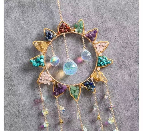 Catch Rainbow & Positive Energy with Our Handmade Chakra Dreamcatcher