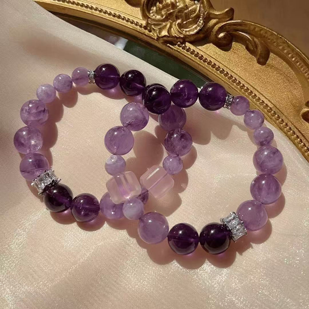 Crown Chakra Amethyst Energy Bracelet