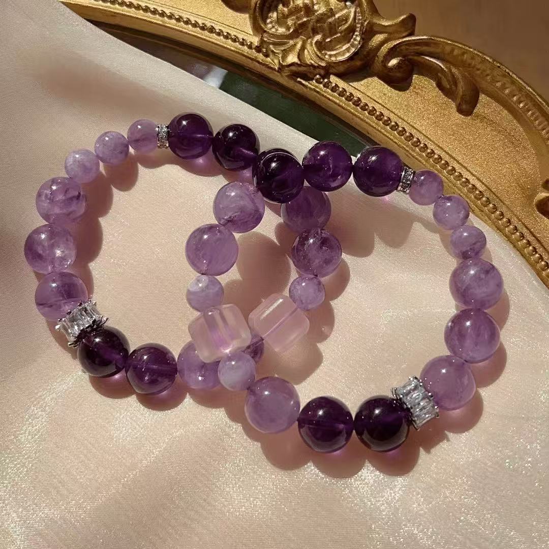 Crown Chakra Amethyst Energy Bracelet
