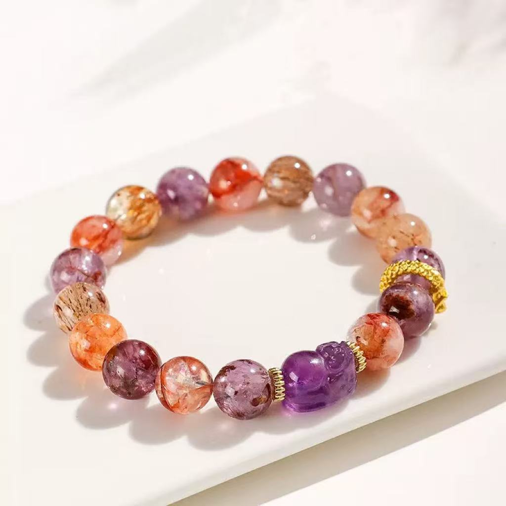 Super Seven Crystal Bracelet | High Vibration & Spiritual Awakening