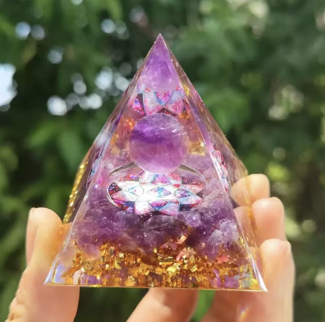 Spiritual Energy Crystal Pyramid