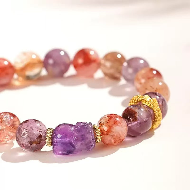 Super Seven Crystal Bracelet | High Vibration & Spiritual Awakening