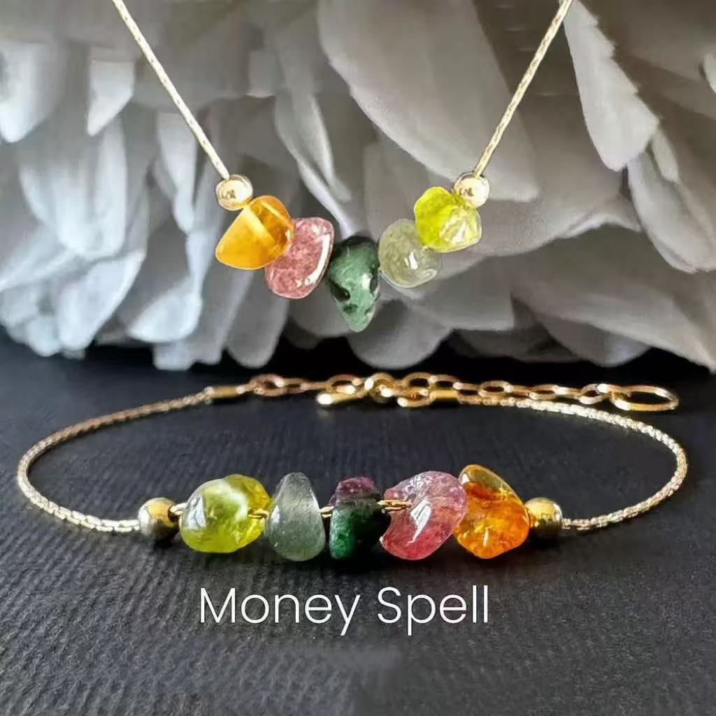 Multi-Crystal Energy Fashion Jewelry Set