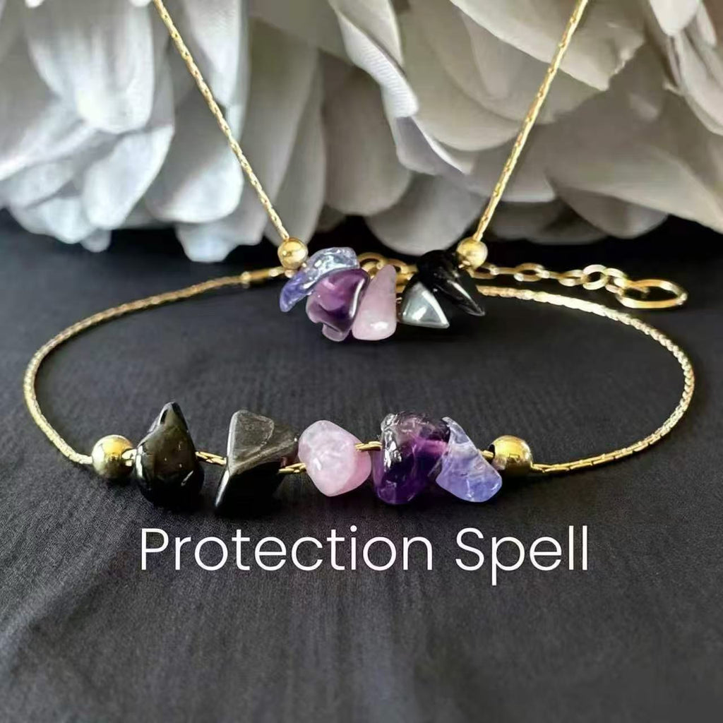 Multi-Crystal Energy Fashion Jewelry Set