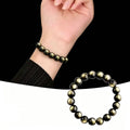 Natural Gold Obsidian | Purify Negative Energy & Attract Wealth Bracelet