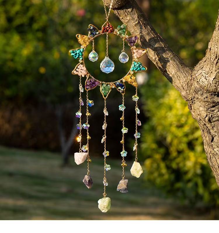 Catch Rainbow & Positive Energy with Our Handmade Chakra Dreamcatcher