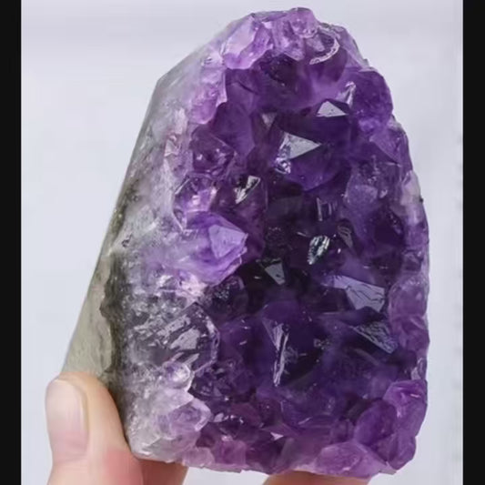 Natural Uruguayan Amethyst Cluster